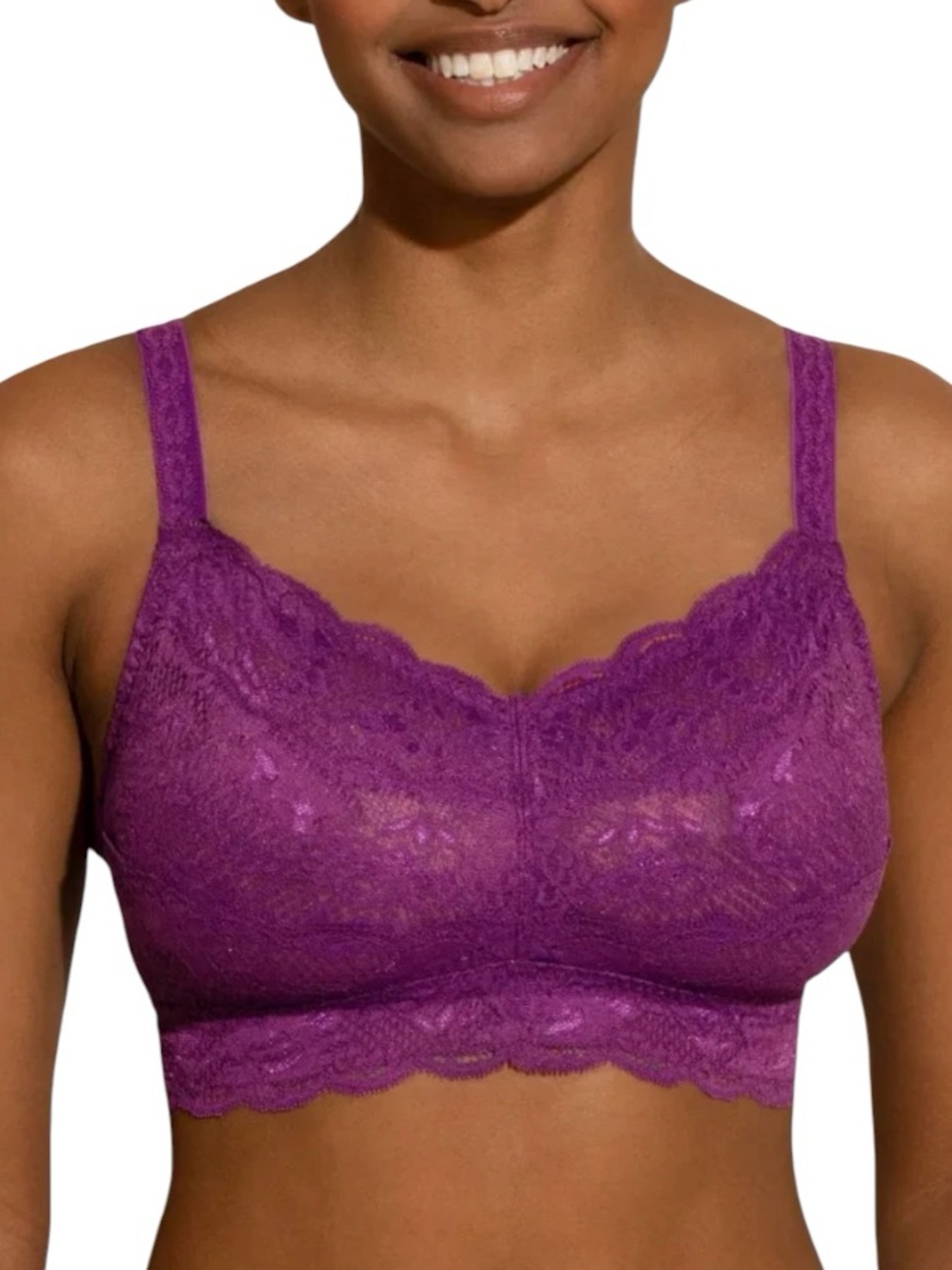 NWT Cosabella NSN Curvy Sweetie Bralette Swiss Beet Berry Wine Curvy Medium